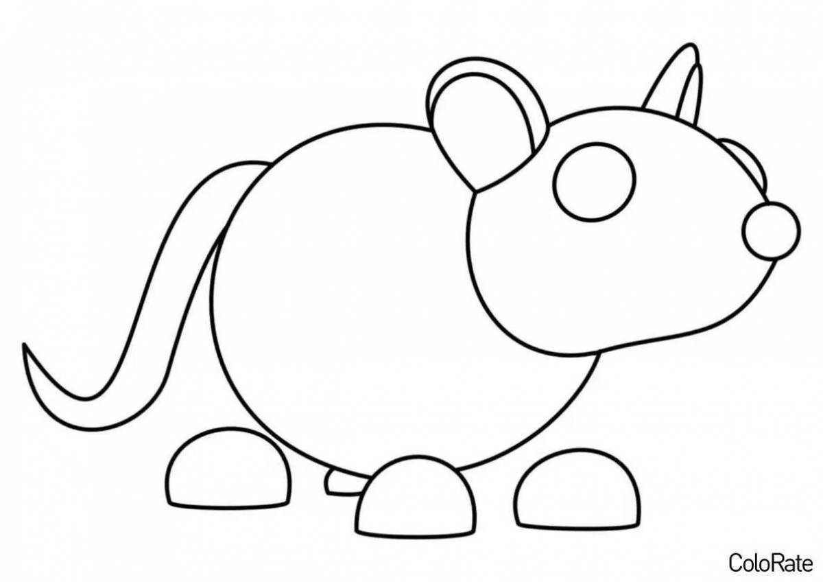 Coloring page sweet adopt me eggs