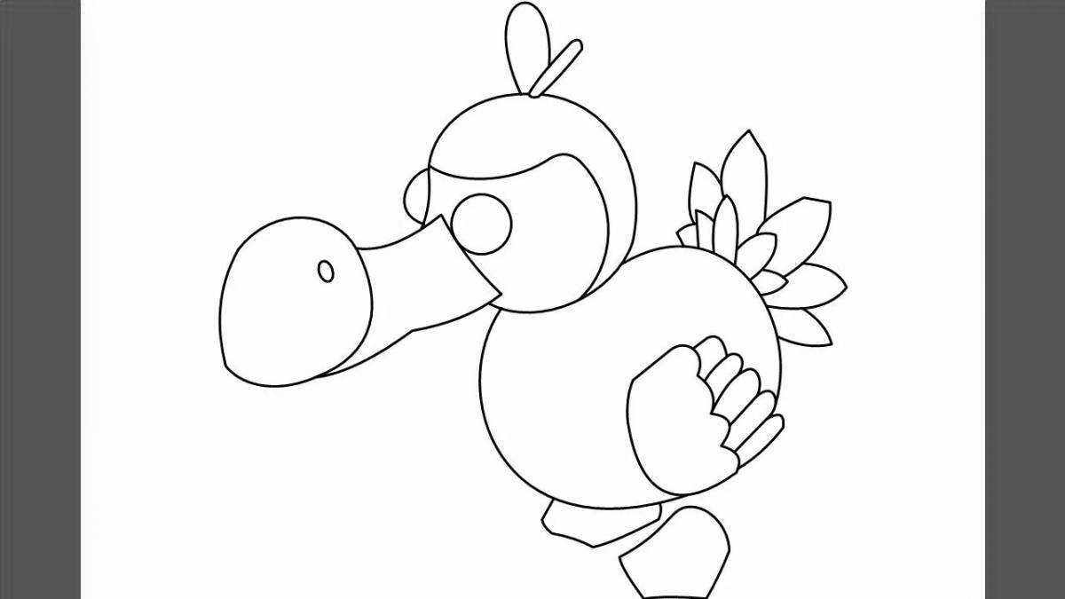 Fun adopt me egg coloring page