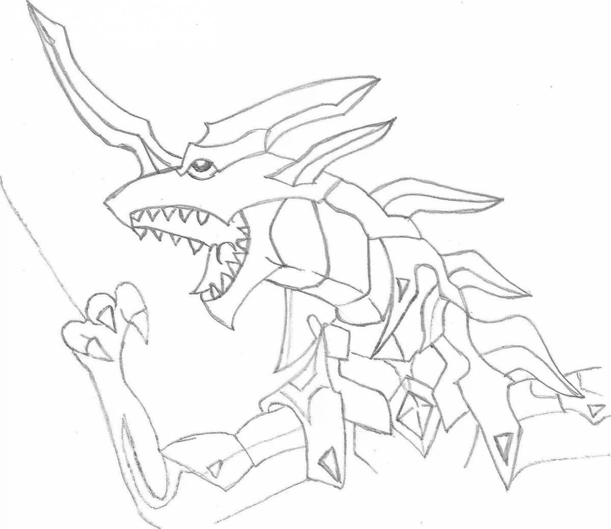 Adorable Bakugan Coloring Game