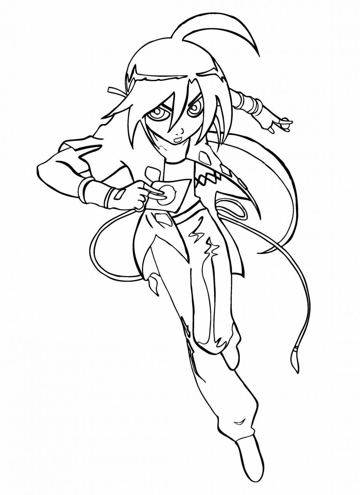 Bakugan dynamic coloring game