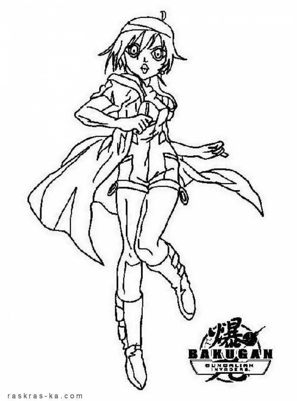 Creative bakugan coloring game