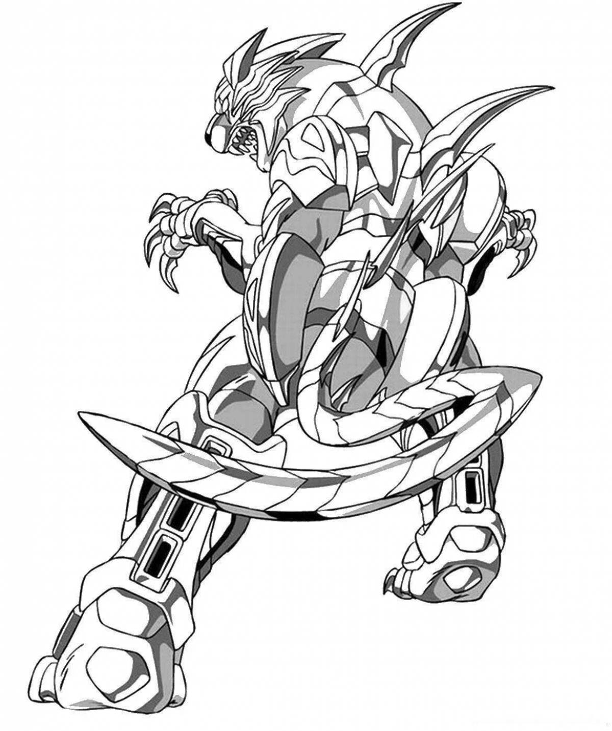 Daring bakugan coloring game