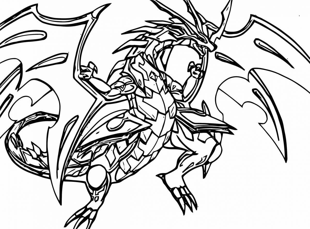 Fun bakugan coloring game