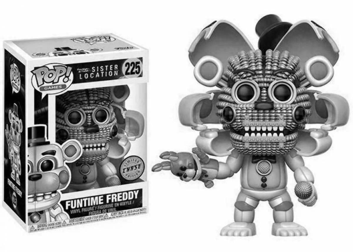 Великолепная раскраска фанк поп аниматроника