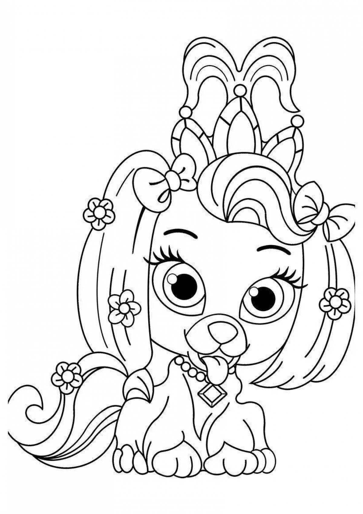 Coloring vivacious vip pets dogs