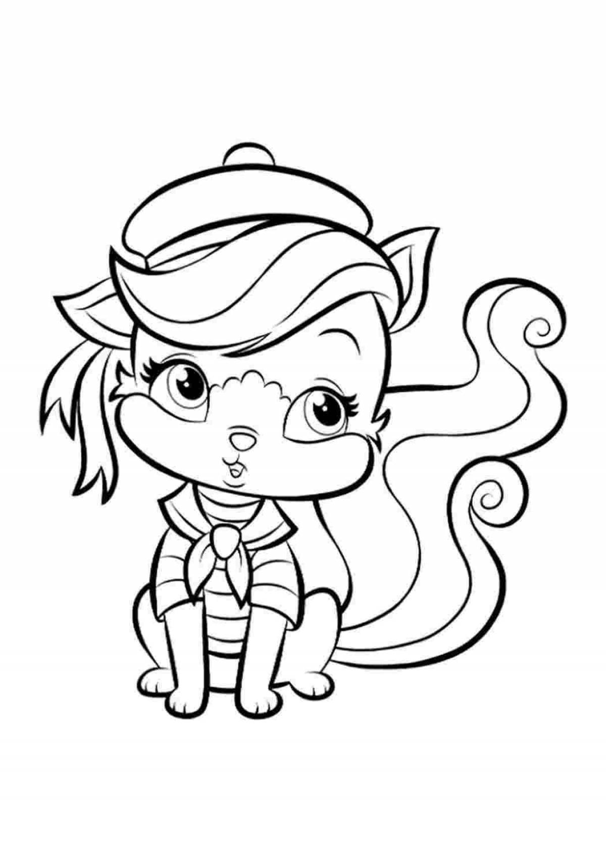 Coloring funny dogs vip pets