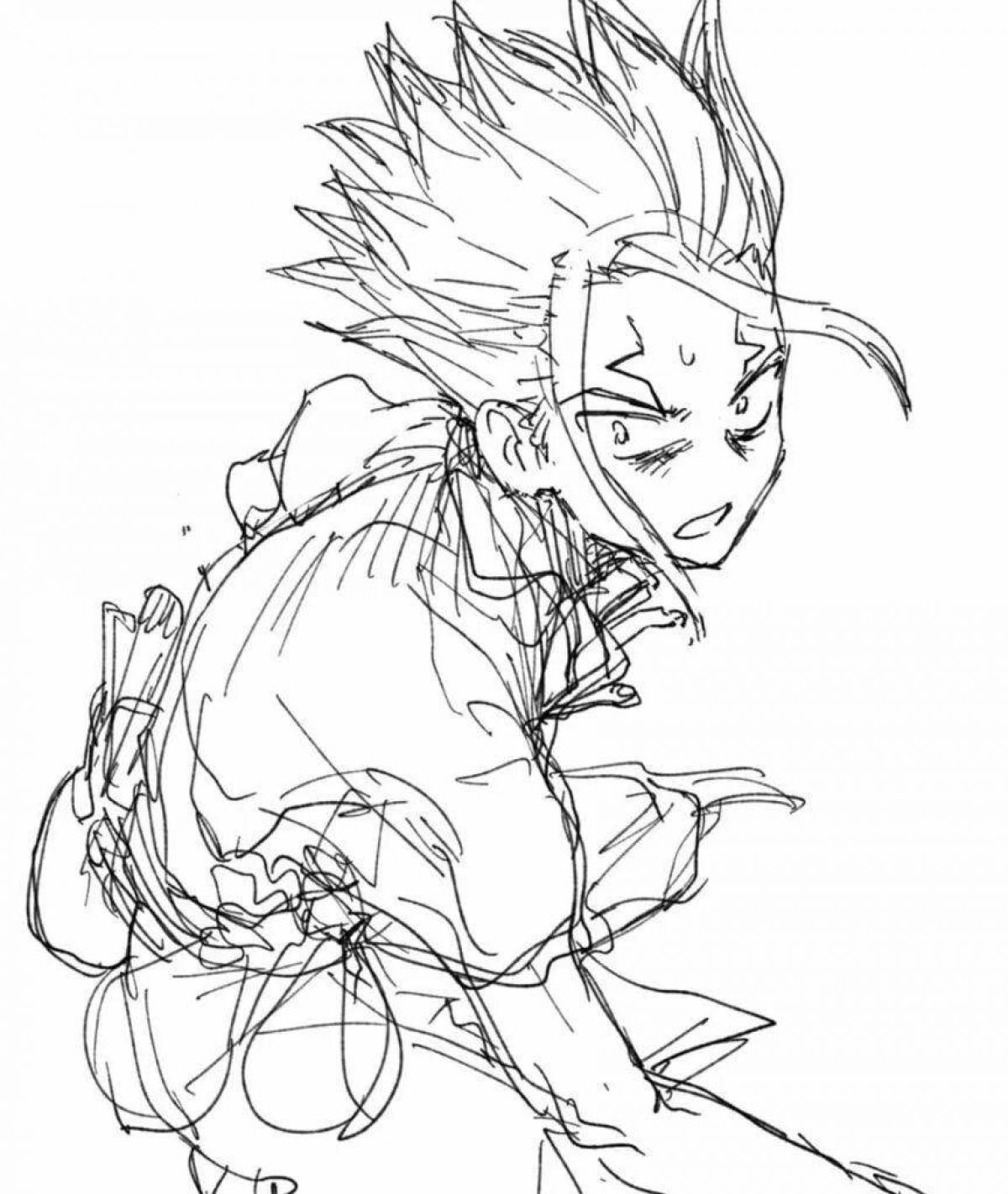 Dr. stone funny anime coloring book