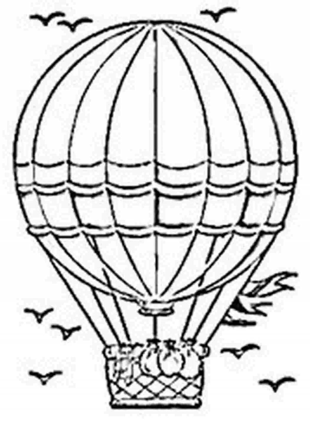 Изысканный рисунок воздушного шара