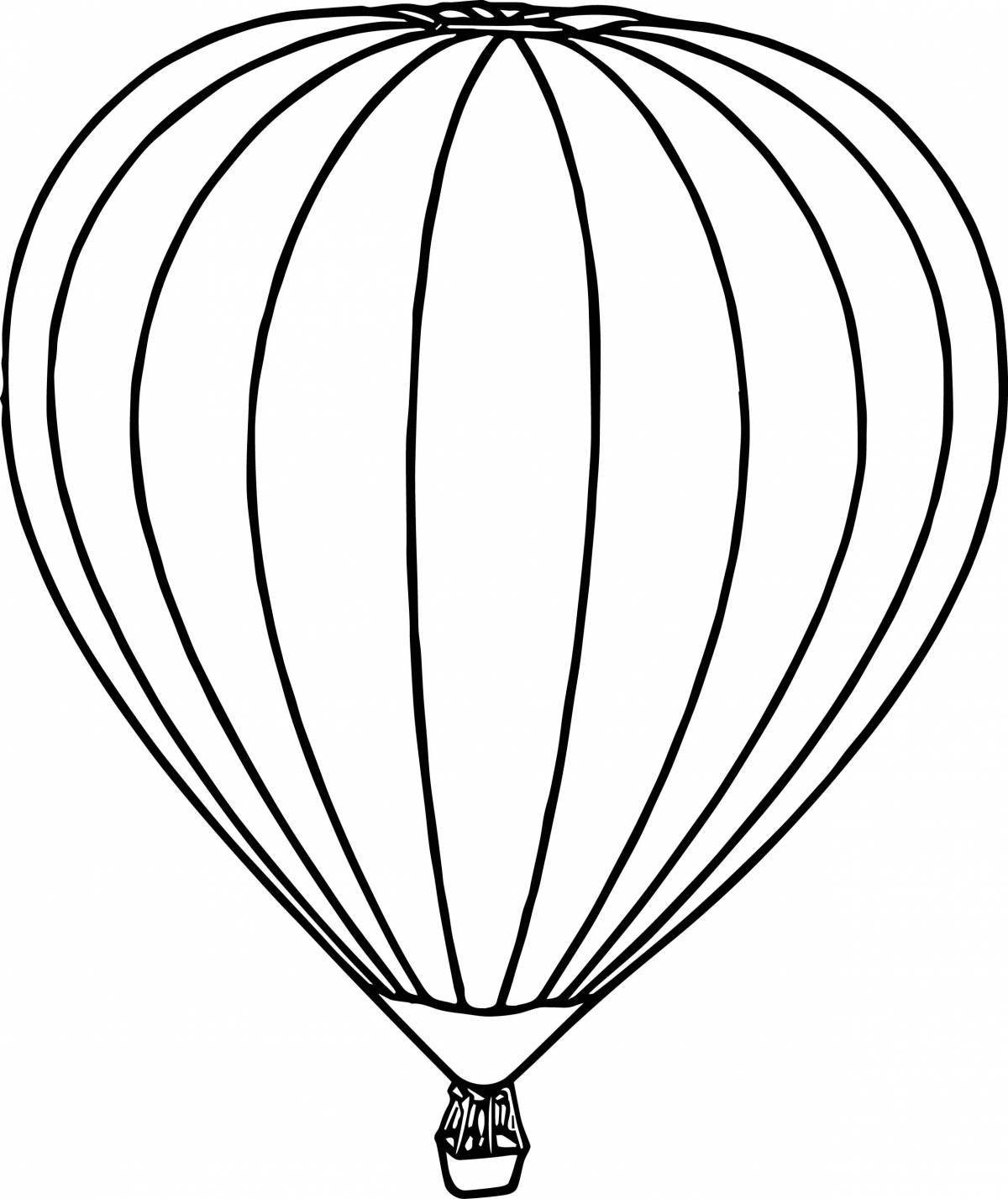 Радостный рисунок воздушного шара