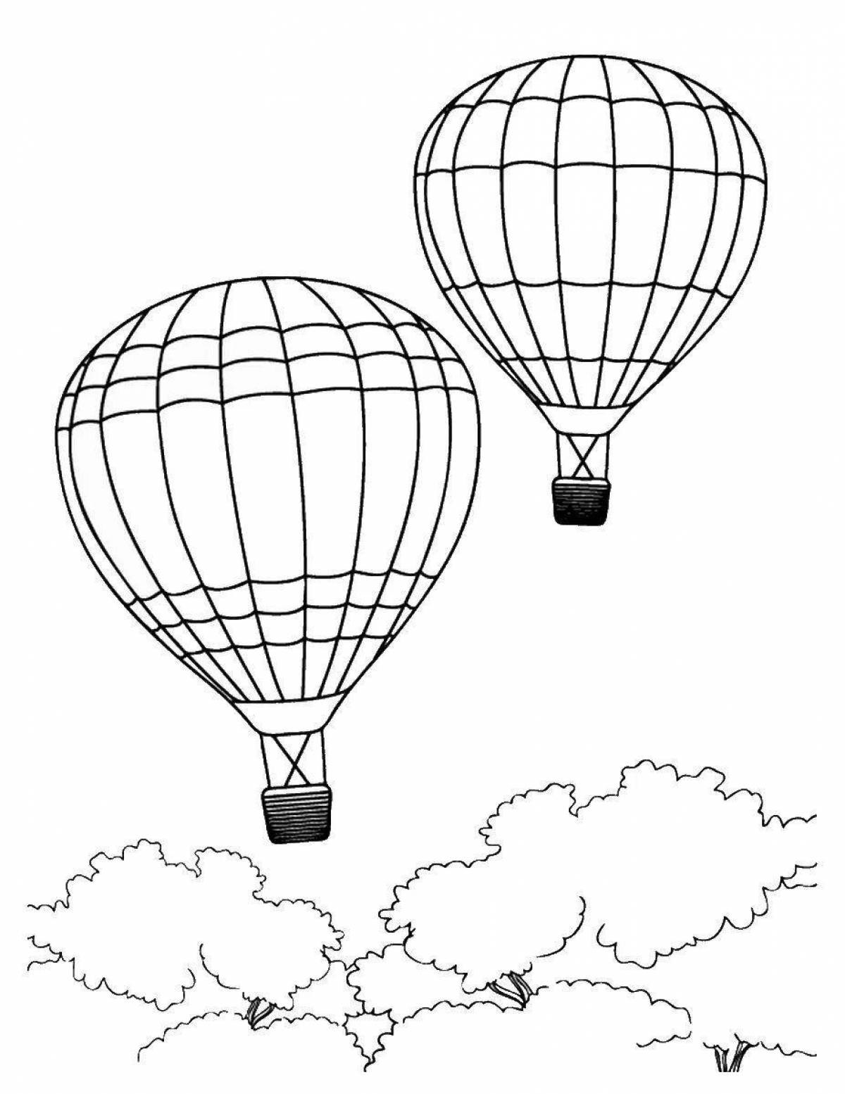 Drawing of a luminous balloon