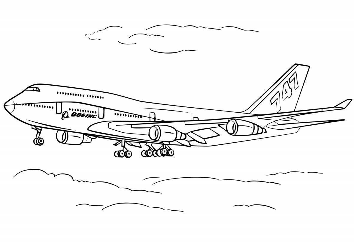 Боинг 747 рисунок