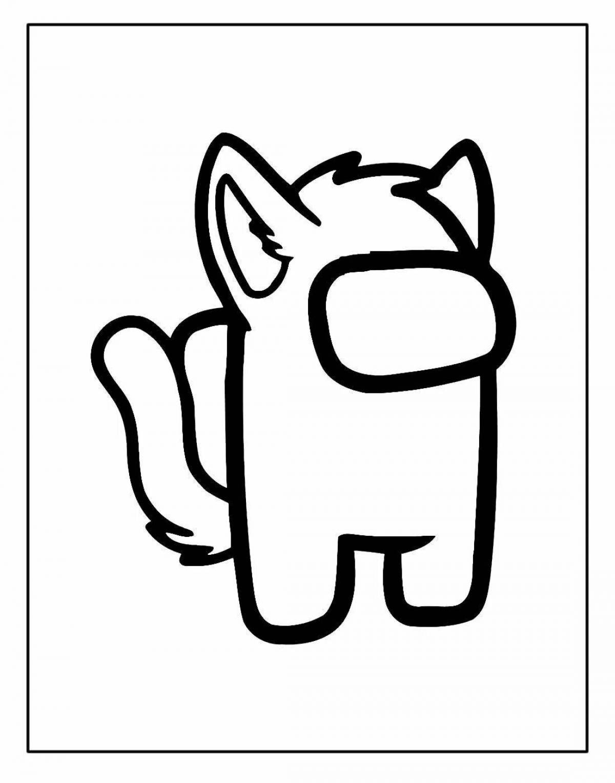 Странная раскраска ace cat