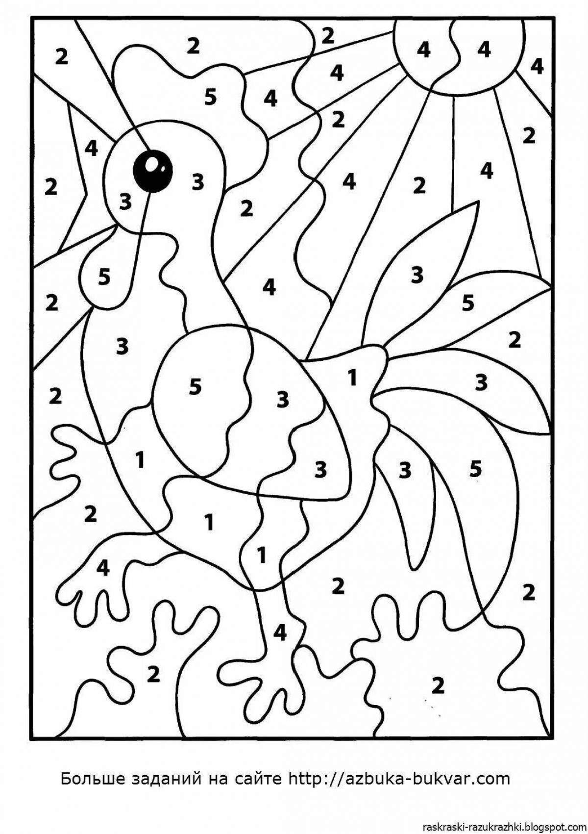 By numbers up to 4 #4