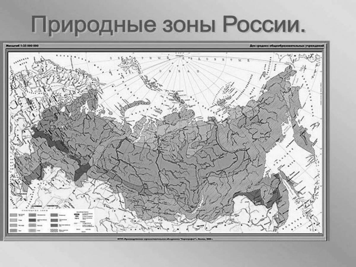 Яркая раскраска природные зоны 4 класс