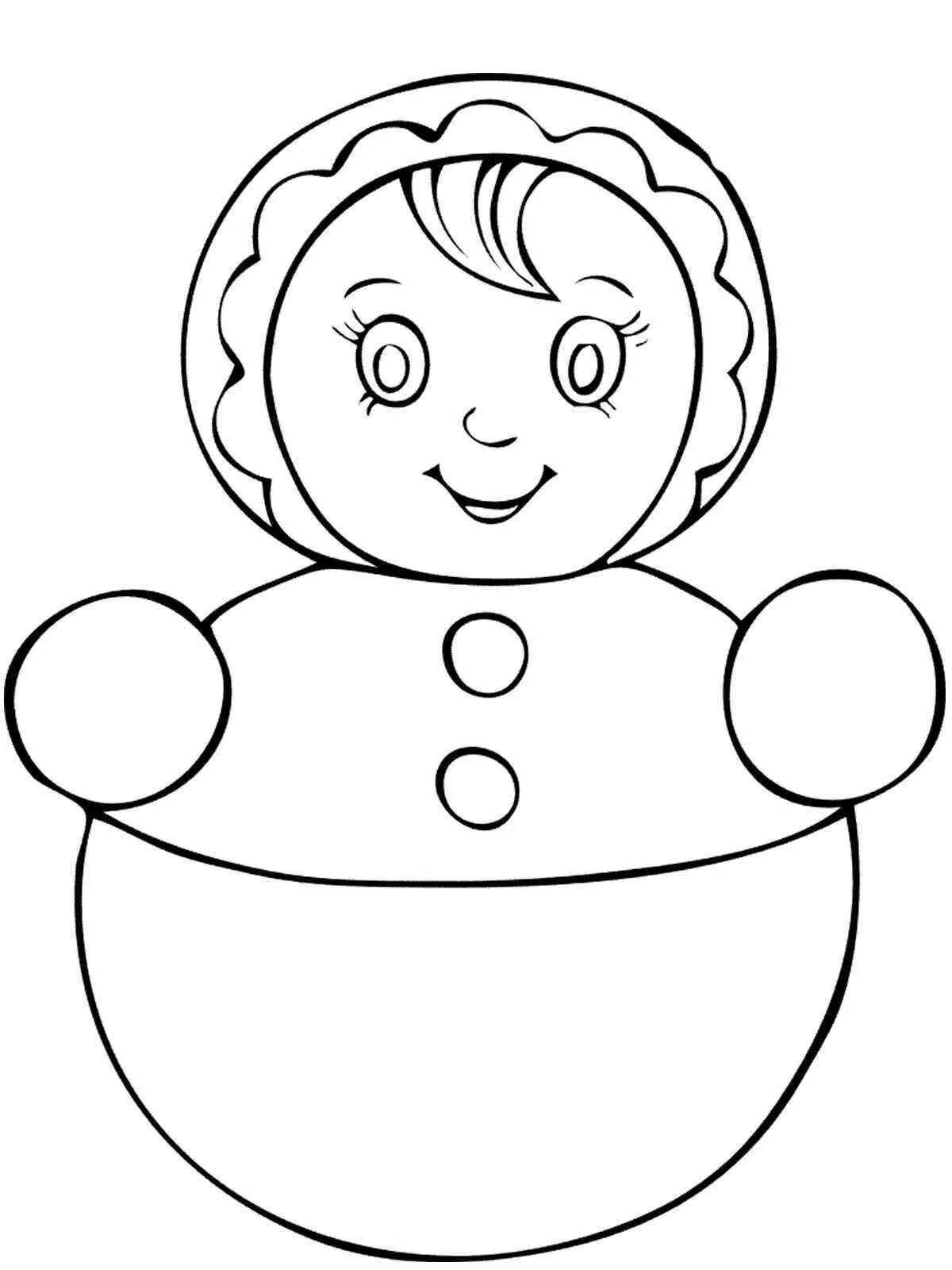 Color-frenzy coloring page toys 2 junior group