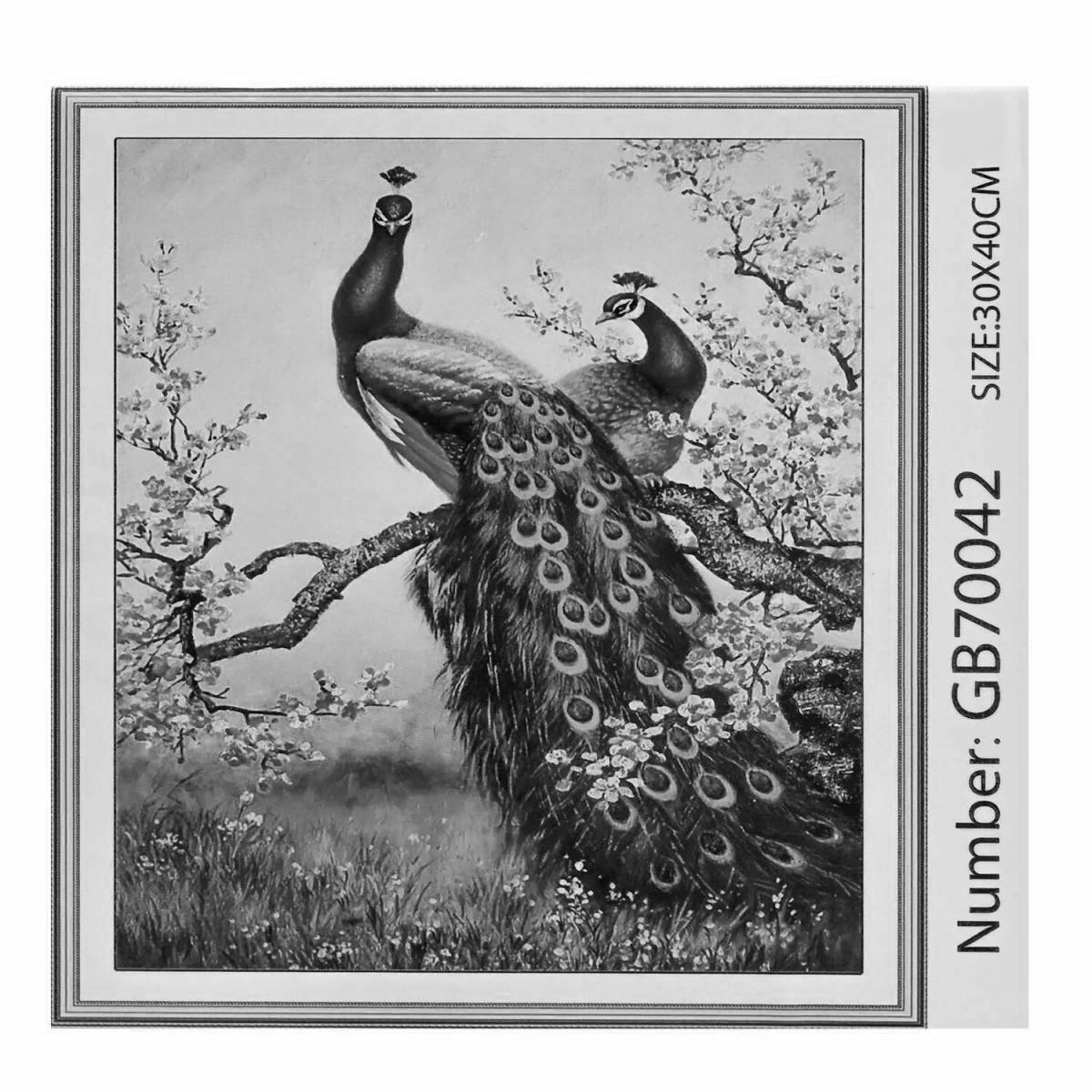 Photo Glamor coloring by numbers with rhinestones