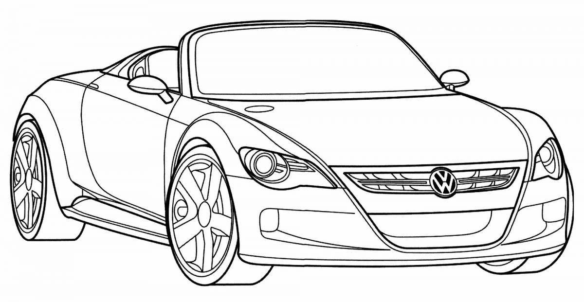 Great car brands coloring pages for boys