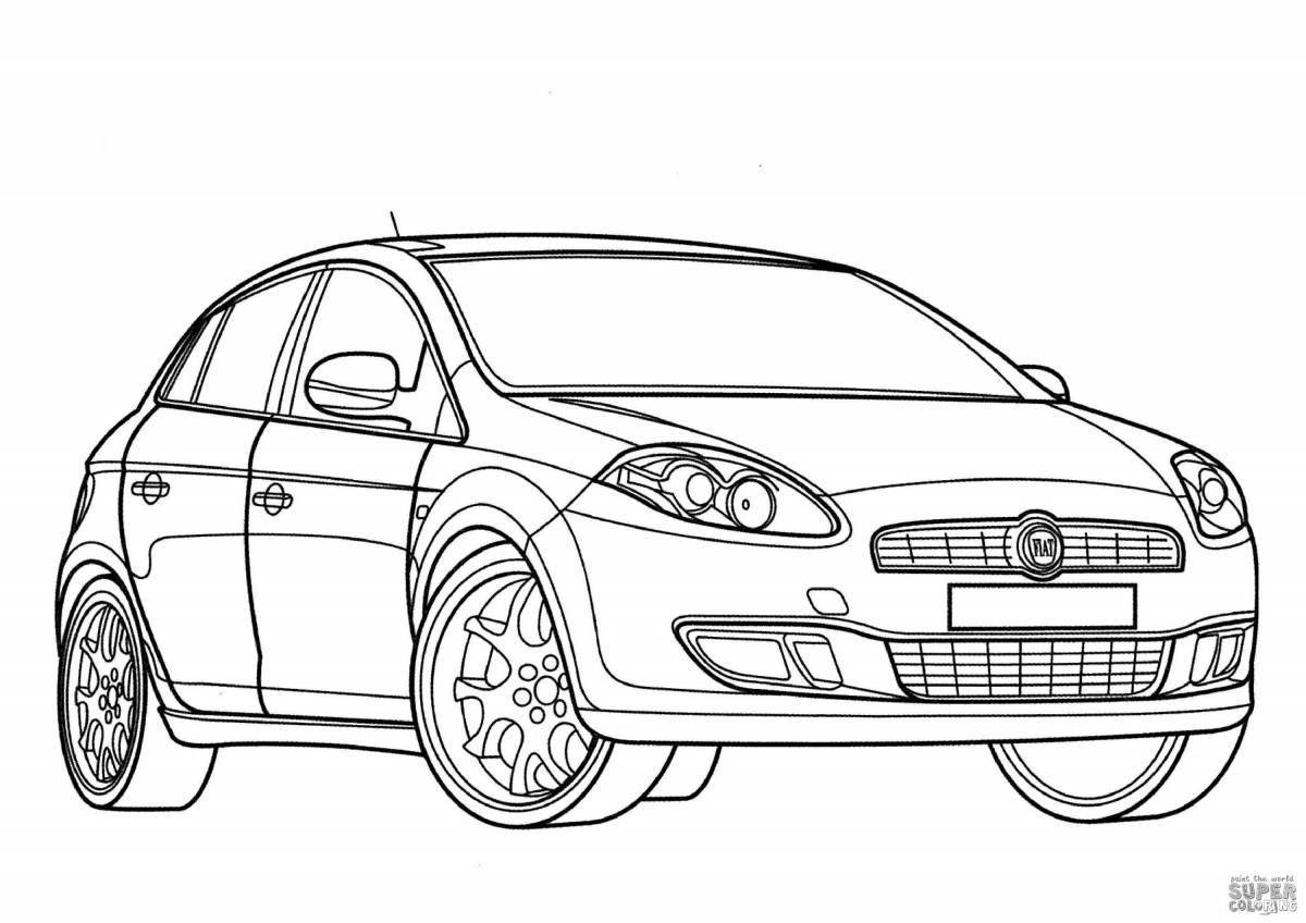 Photo Great car brands coloring pages for boys