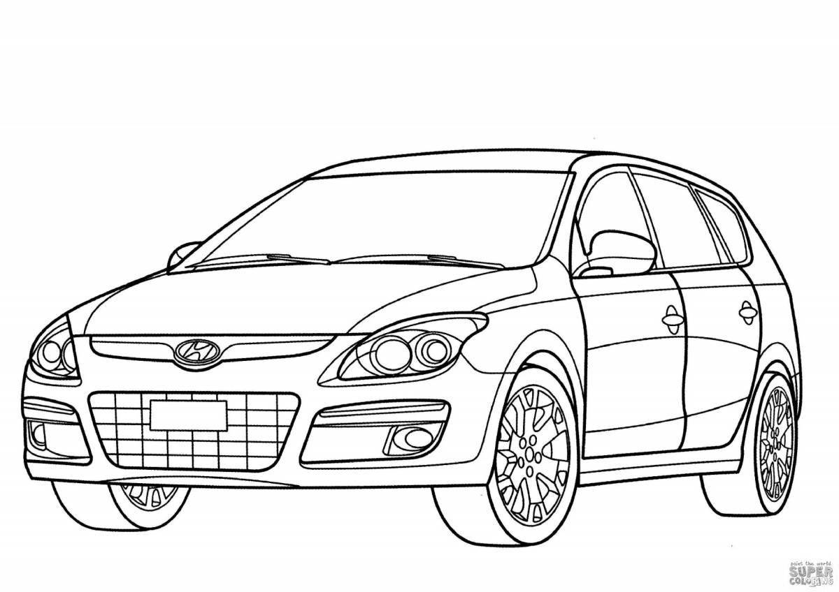 Adorable car brands coloring pages for boys