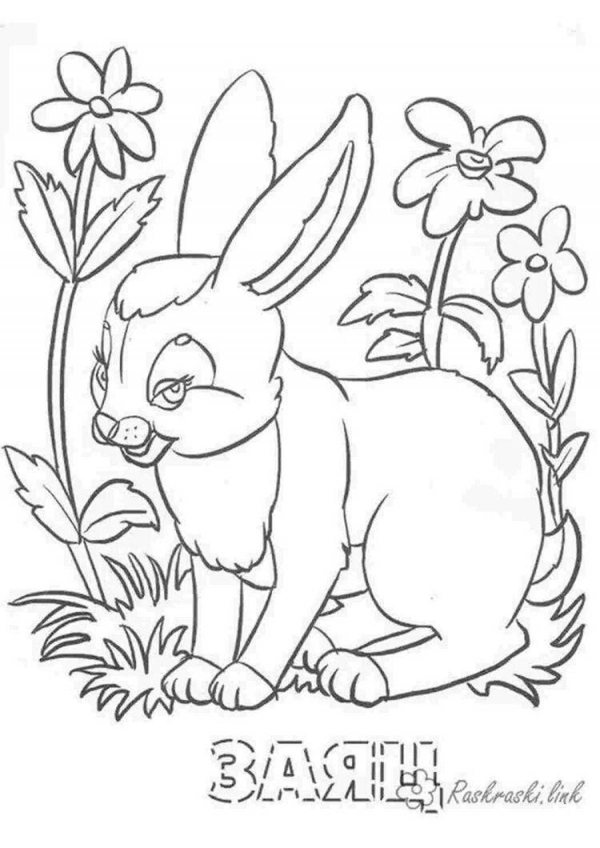 Fun coloring pages of forest animals for preschoolers