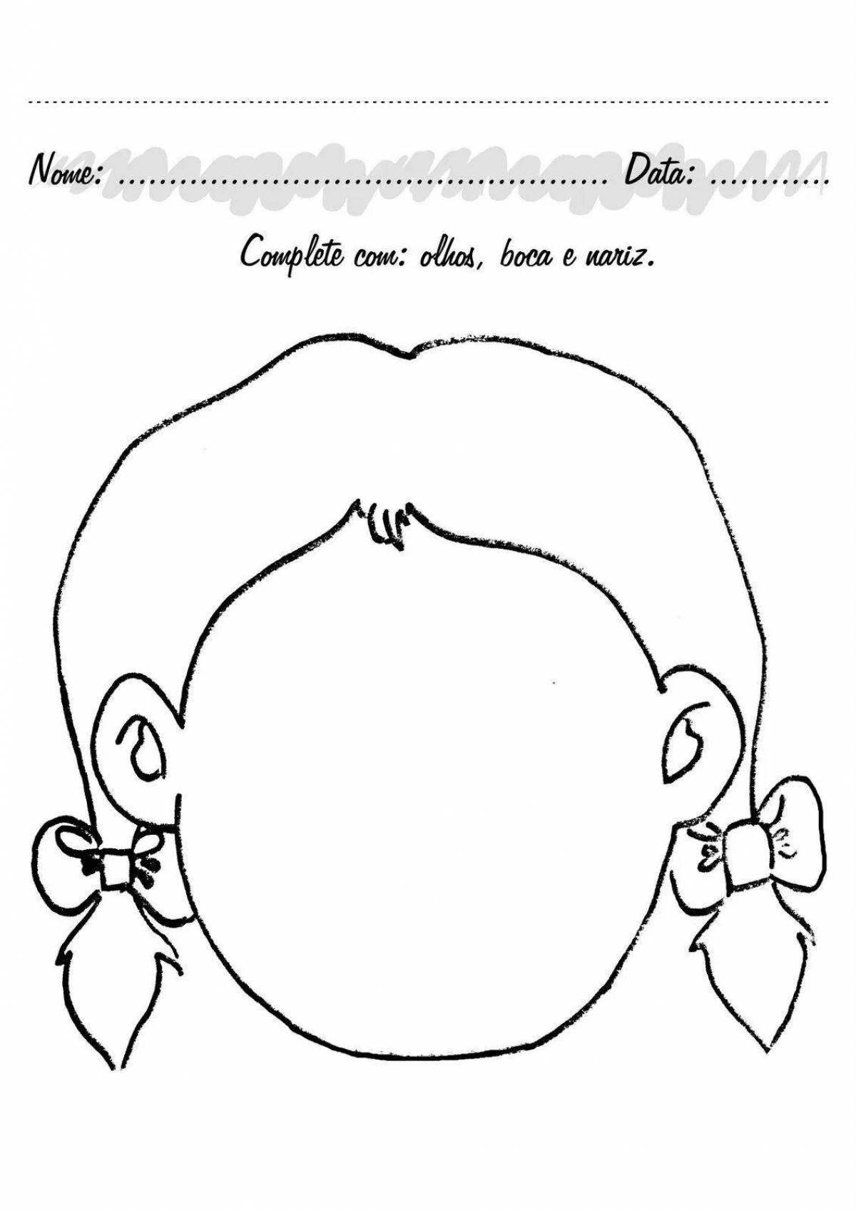 Facial parts for kids #9