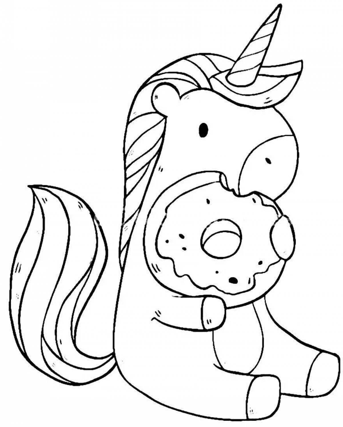 Playful coloring of unicorns