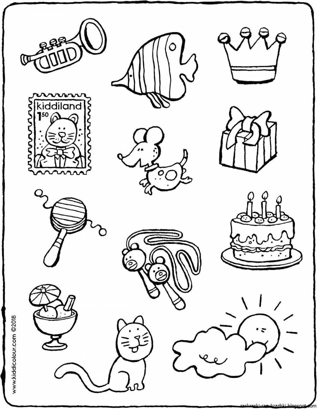 Amazing coloring pages for stickers
