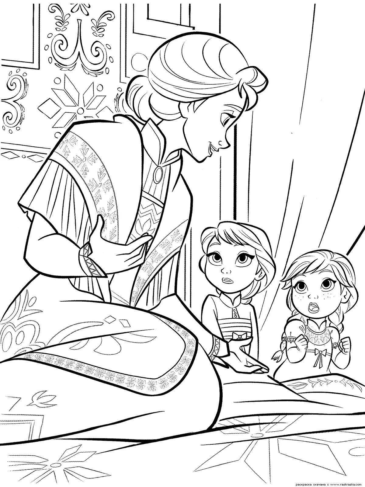 Amazing Mega Frozen 2 coloring book