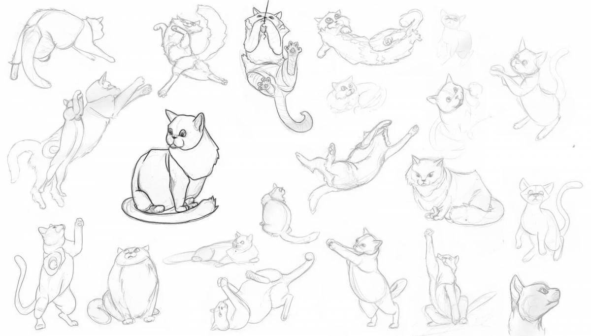 Coloring cats