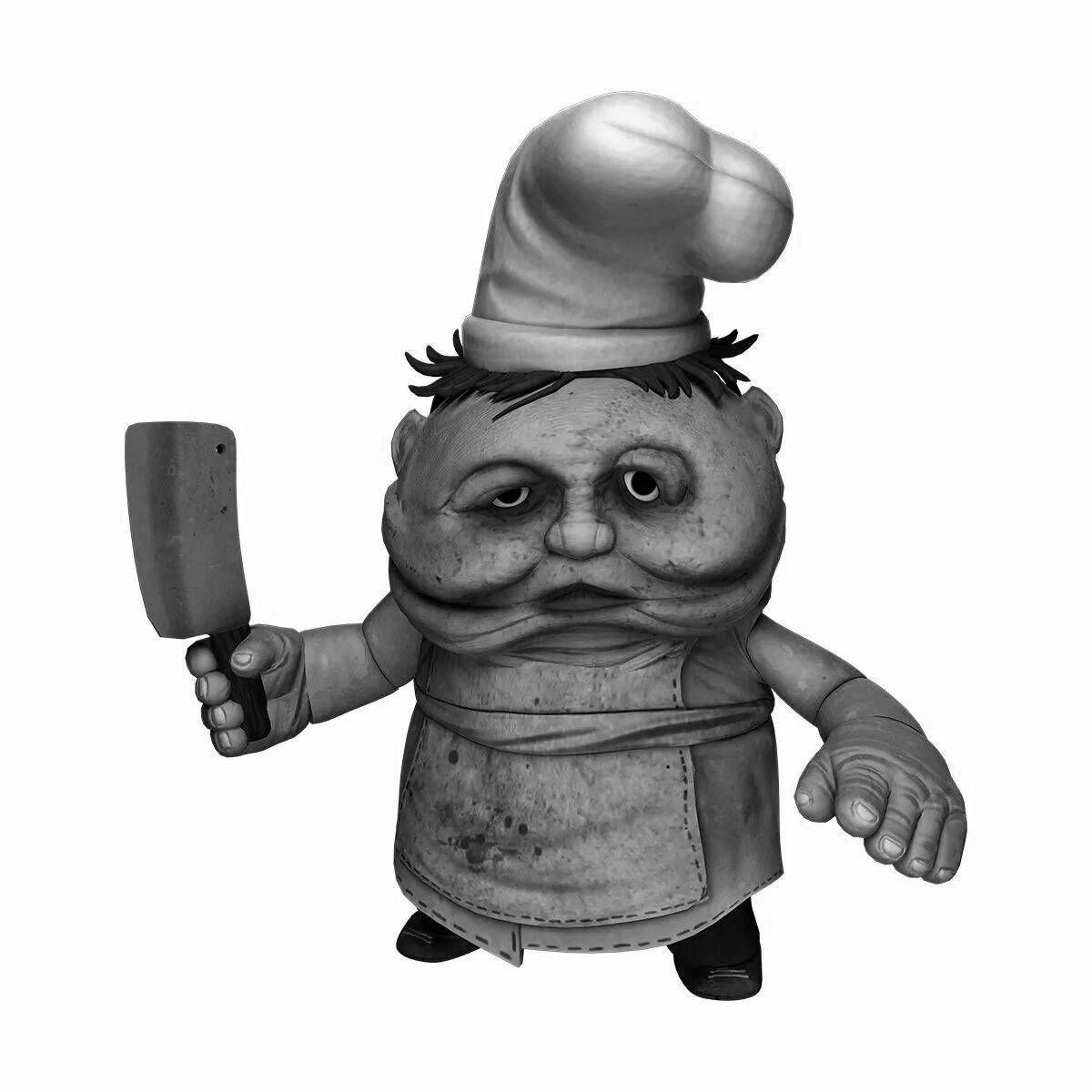 Cute little chef nightmare