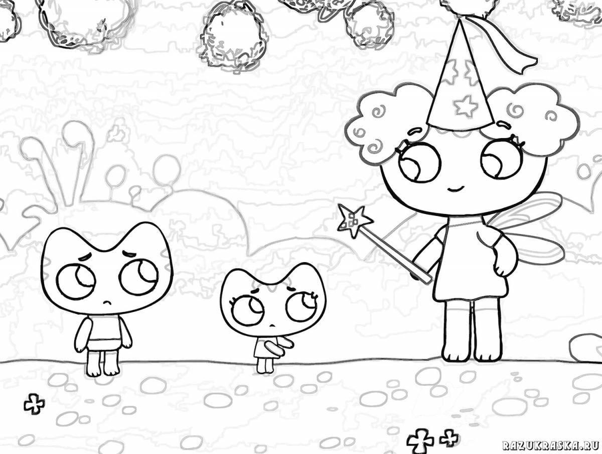Super meow coloring book for kids