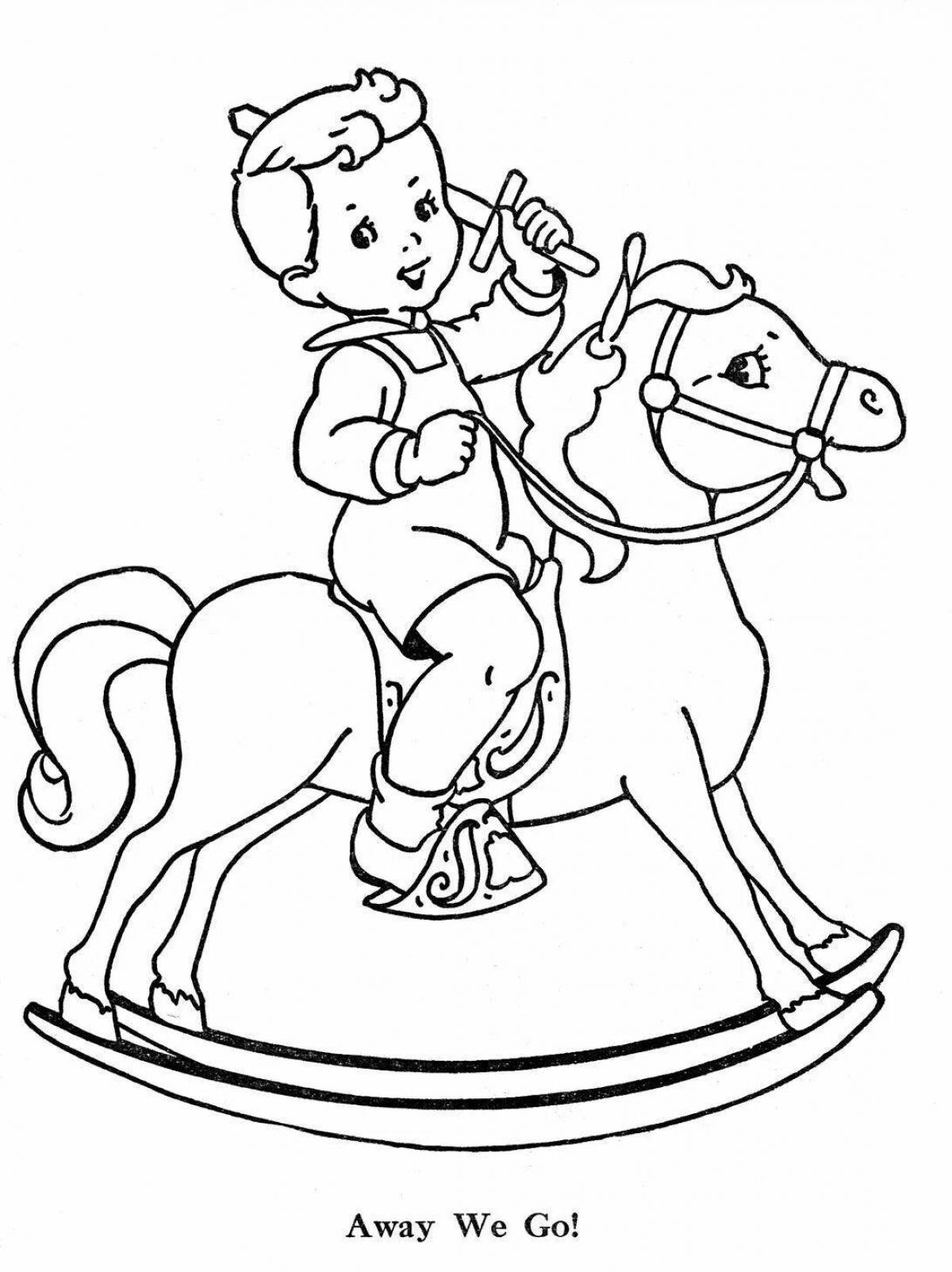 Coloring book magic aldar kose