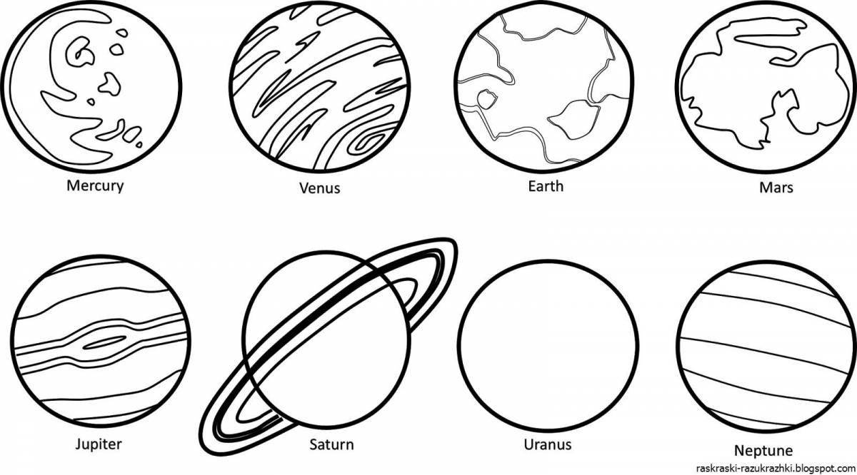Glorious jupiter coloring pages for kids