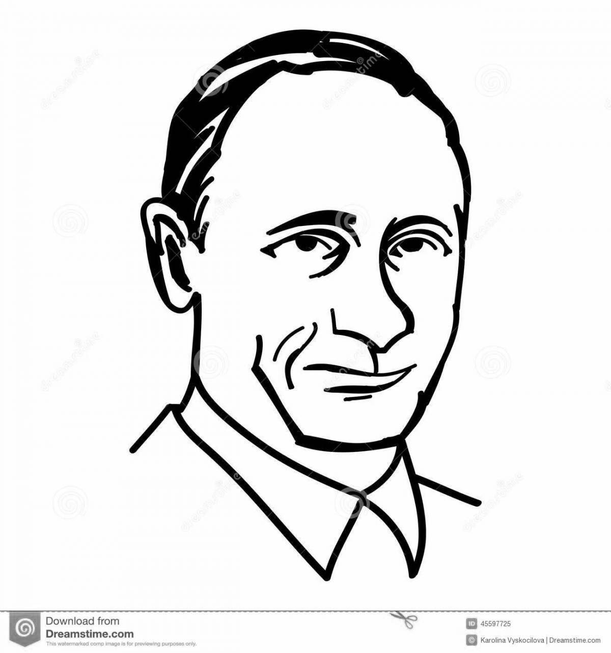 Putin's fun coloring book for kids