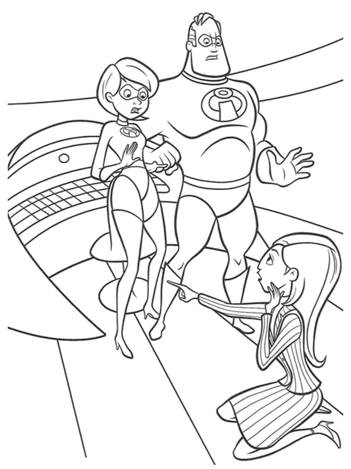 The Incredibles coloring book for kids