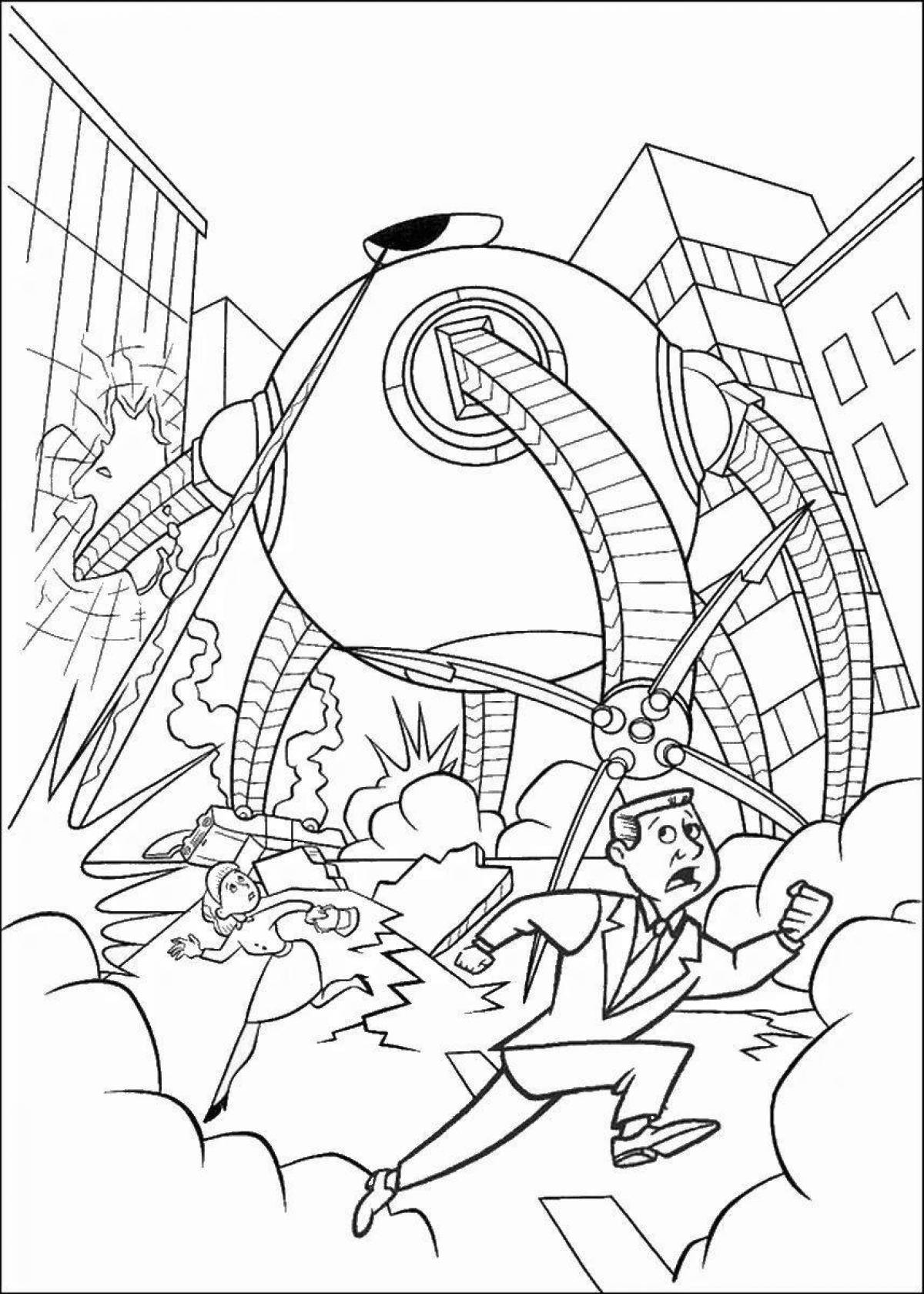 The Incredibles playful coloring book for kids