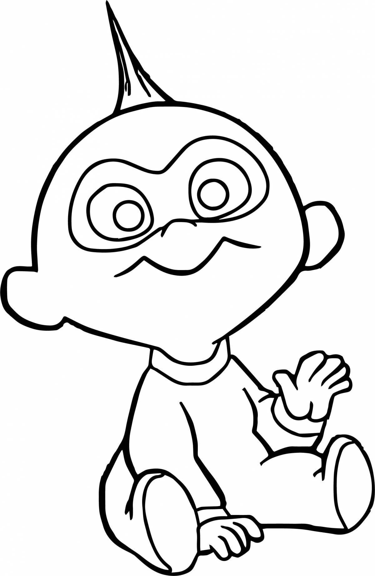 Amazing Incredibles Coloring Pages for Kids