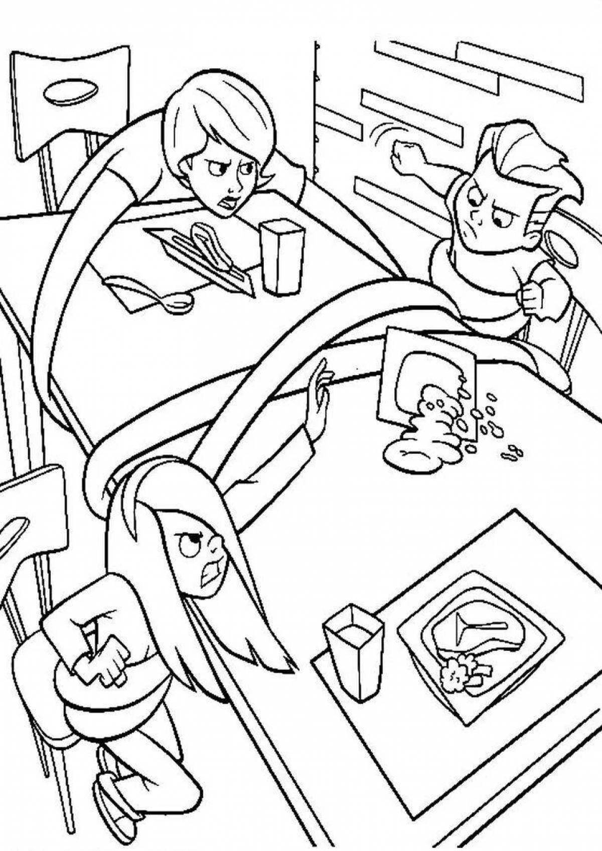 Amazing Incredibles coloring pages for kids