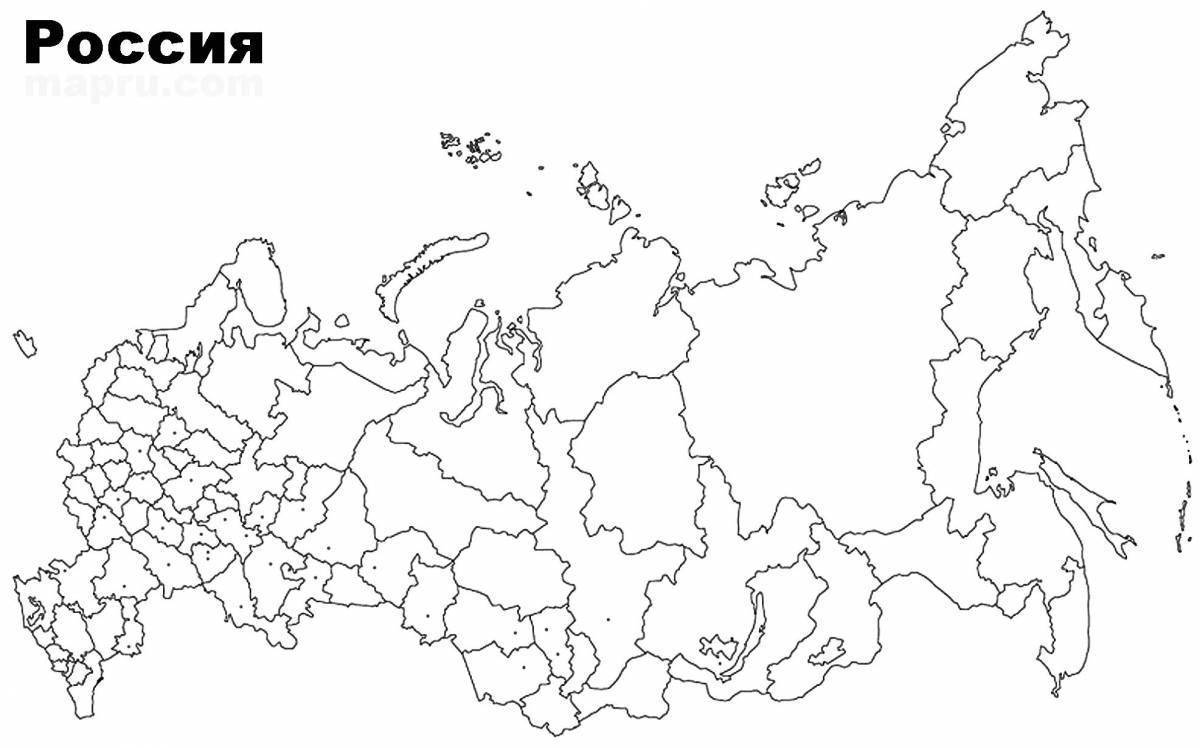 Карта российской федерации окружающий мир 3 класс