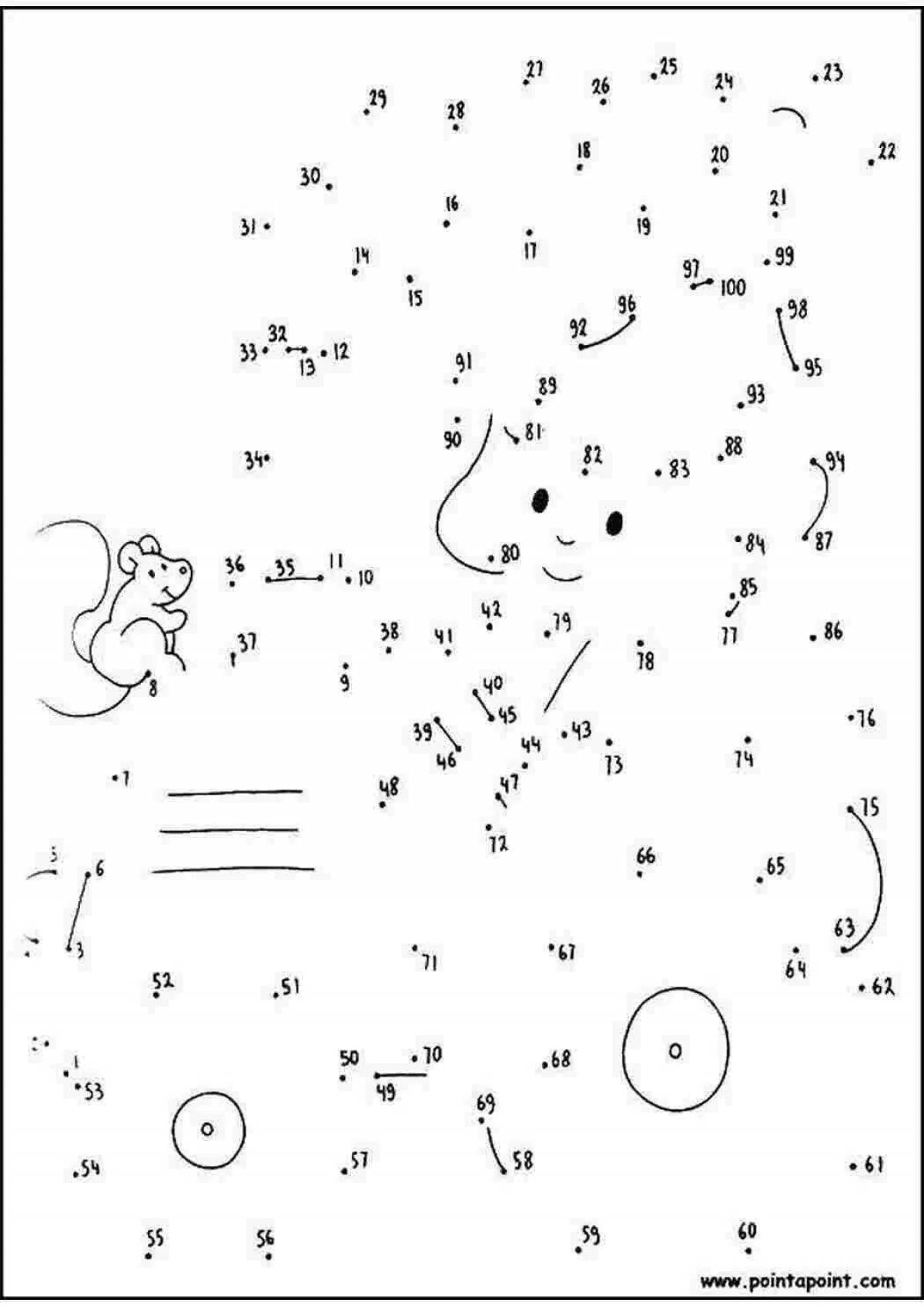 Соединить точки чтобы получился рисунок. Соединение по точкам. Соединить по точкам до 100. Соединять по цифрам для детей 100. Обведение по точкам до 100.
