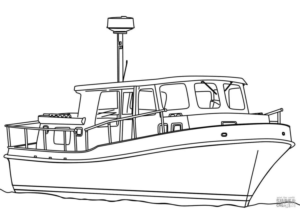 Adorable Tow Beech Coloring Page for Toddlers