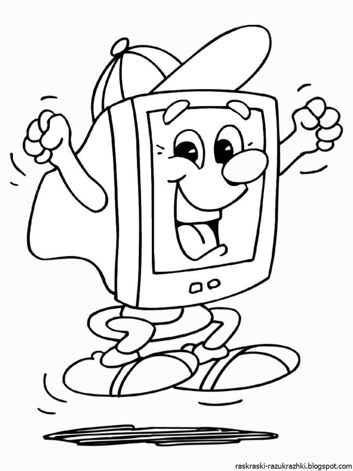 Creative coloring safe internet grade 6