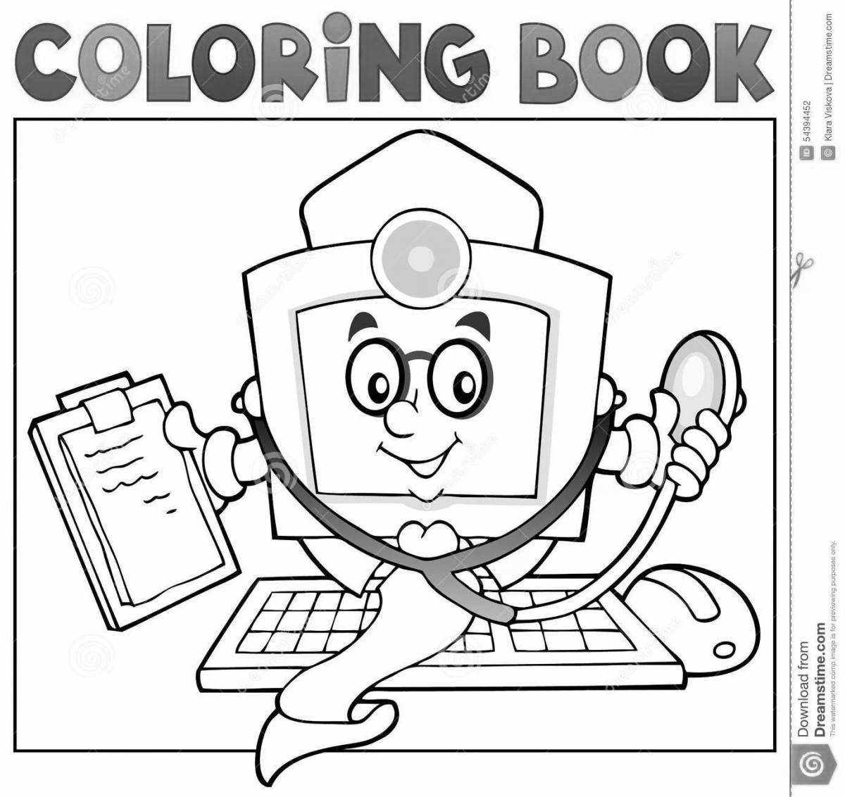 Peaceful coloring safe internet grade 6