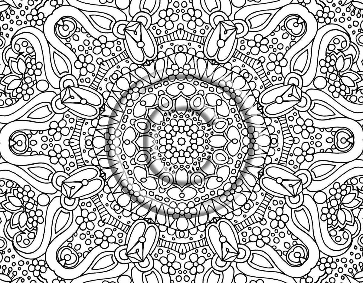 Bright coloring relaxation