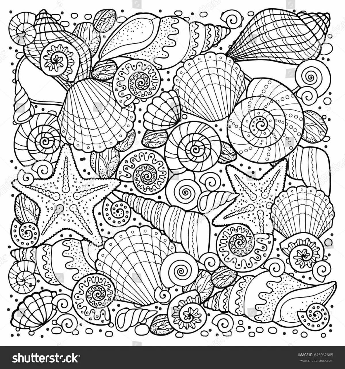 Delightful relaxation coloring book