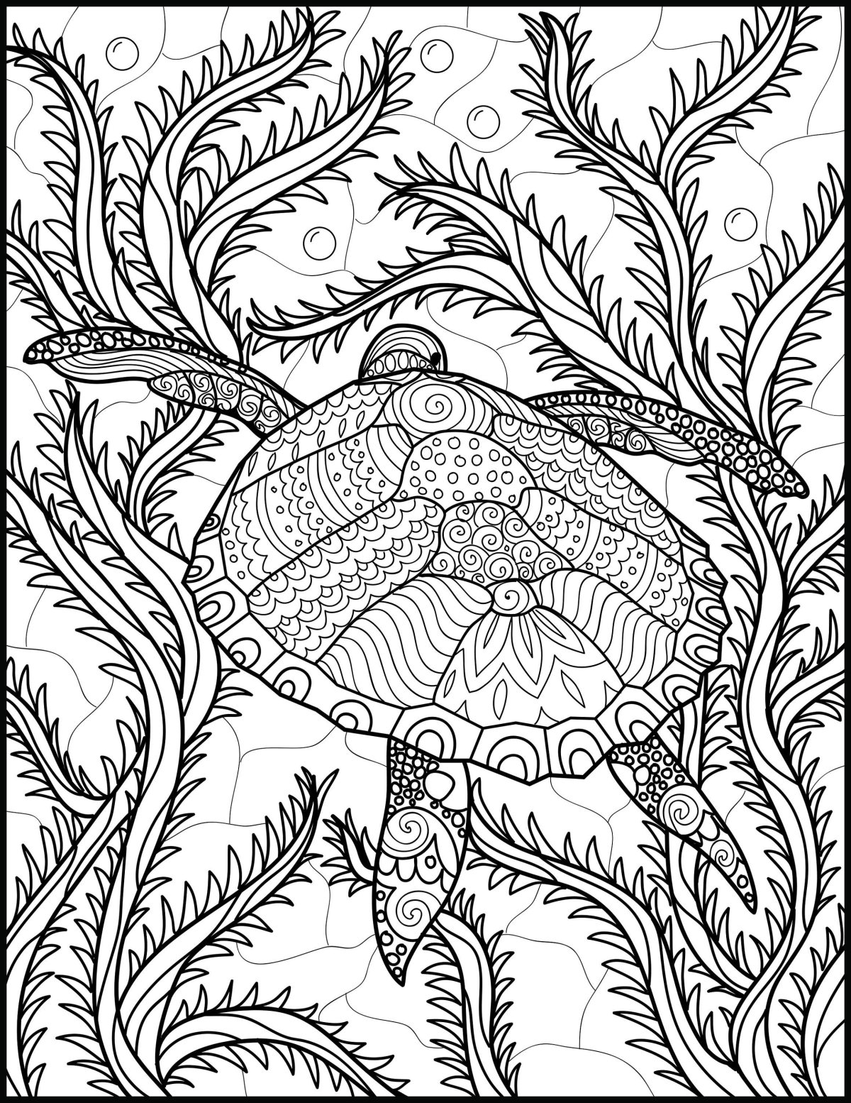 Great relaxation coloring book