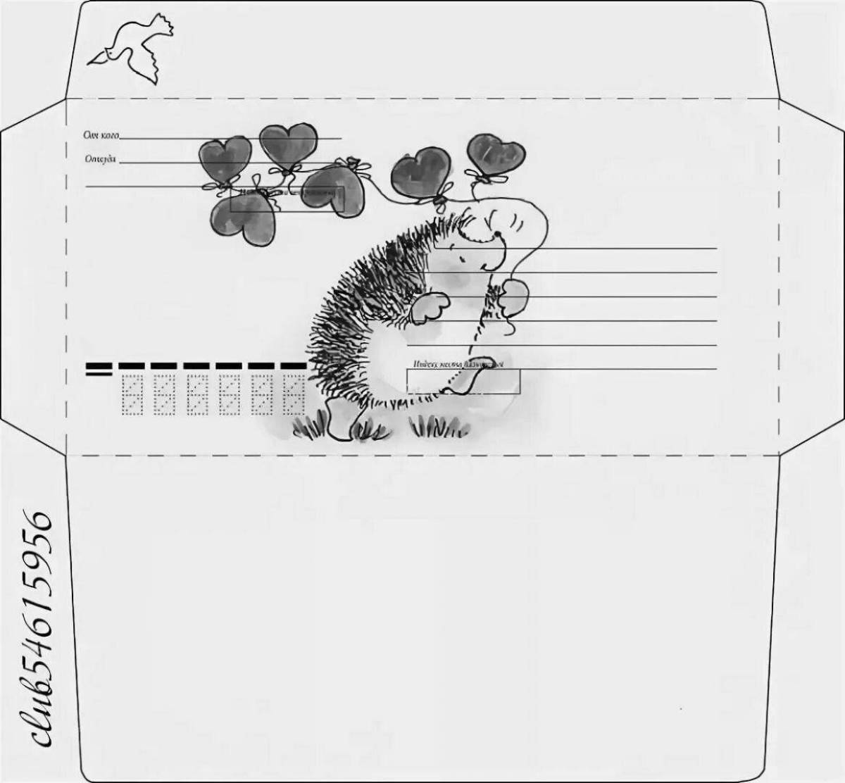 Funny funny envelope templates