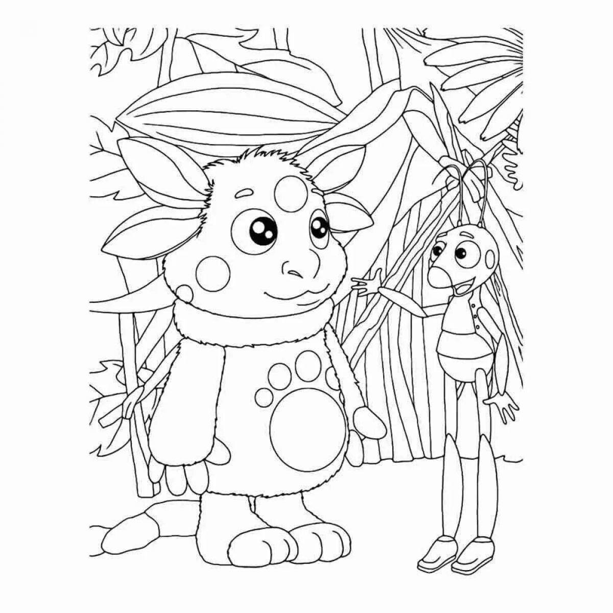 Fun coloring kuzya for the little ones