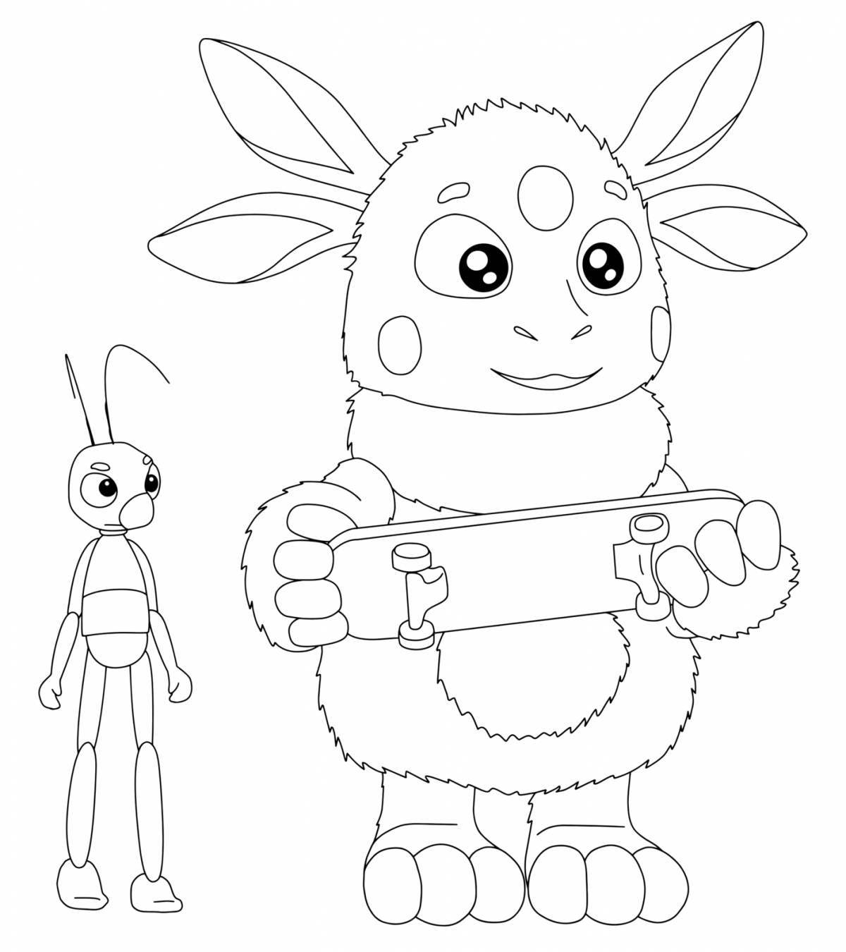 Bright coloring for juniors