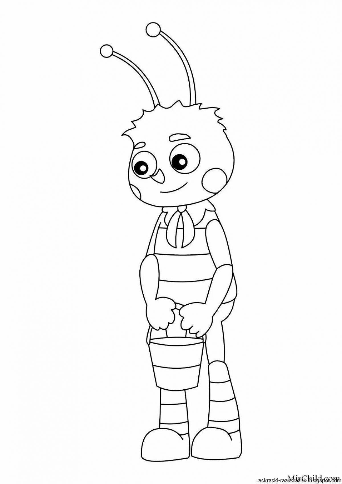 Fun coloring book for babies